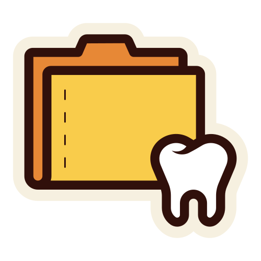 registro dental icono gratis