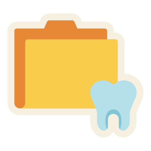 registro dental icono gratis