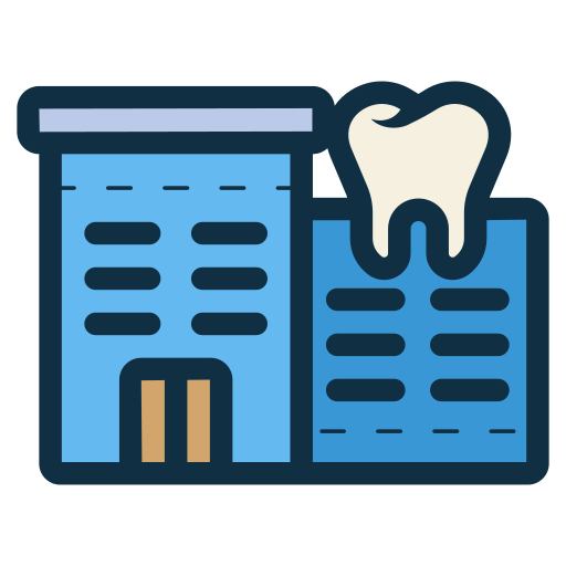 clínica dental icono gratis