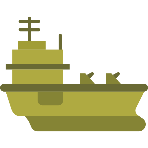 buque de guerra icono gratis