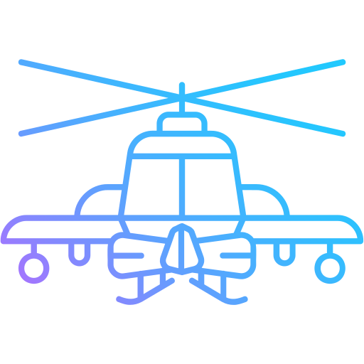 helicóptero apache icono gratis