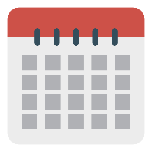 Calendário grátis ícone