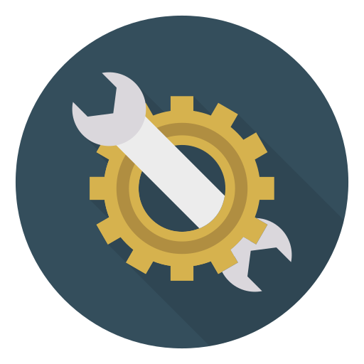 Wrench Dinosoft Circular icon