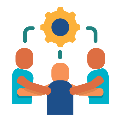 colaboración icono gratis