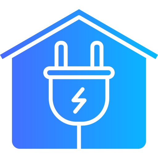 casa eléctrica icono gratis