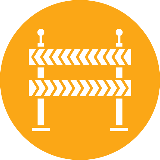 barreras icono gratis