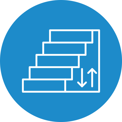 escaleras icono gratis