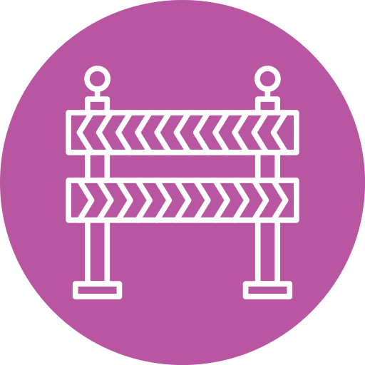 barreras icono gratis