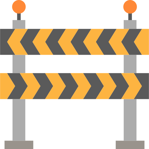 barreras icono gratis