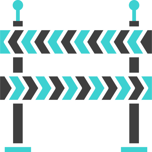 barreras icono gratis