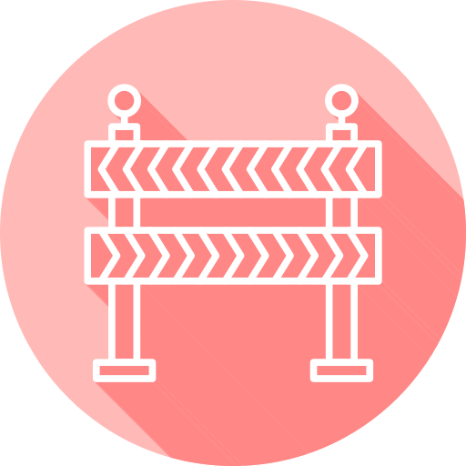 barreras icono gratis