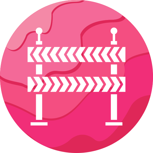 barreras icono gratis