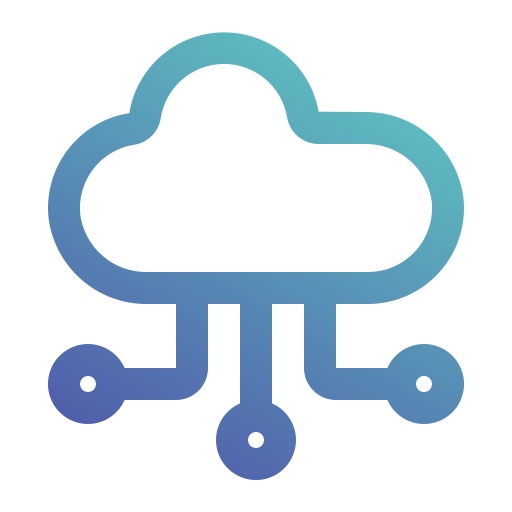 computación en la nube icono gratis