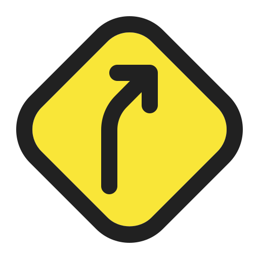 Turn right free icon
