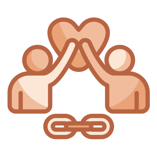 Établissement de relations Icône gratuit