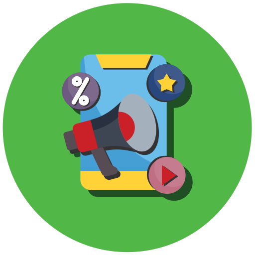 medios de comunicación icono gratis