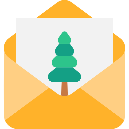 tarjeta de navidad icono gratis