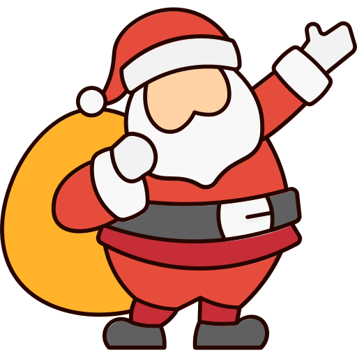 papá noel icono gratis