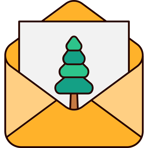 tarjeta de navidad icono gratis