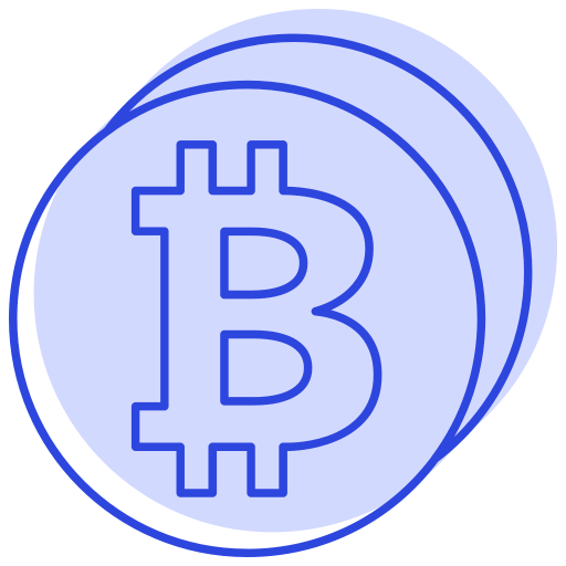 Bitcoin free icon Bitcoin free icon