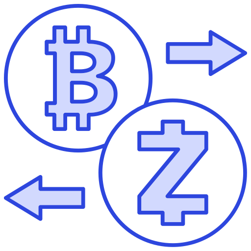 Cryptocurrency exchange free icon Cryptocurrency exchange free icon