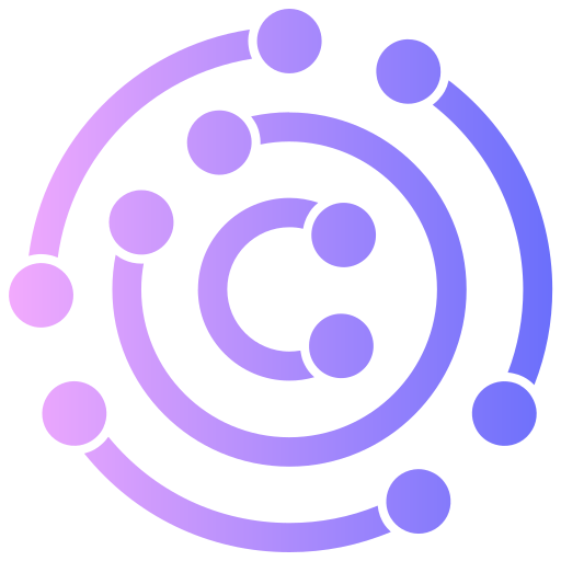 Blockchain network free icon