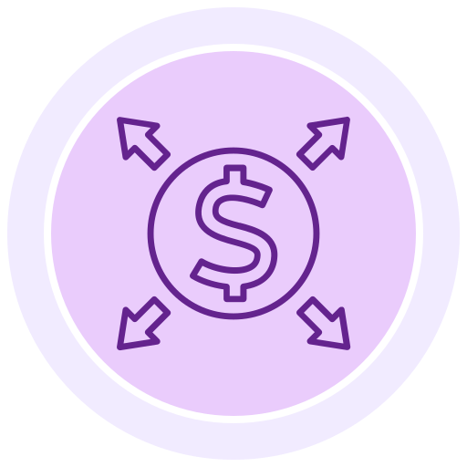 finanzas descentralizadas icono gratis