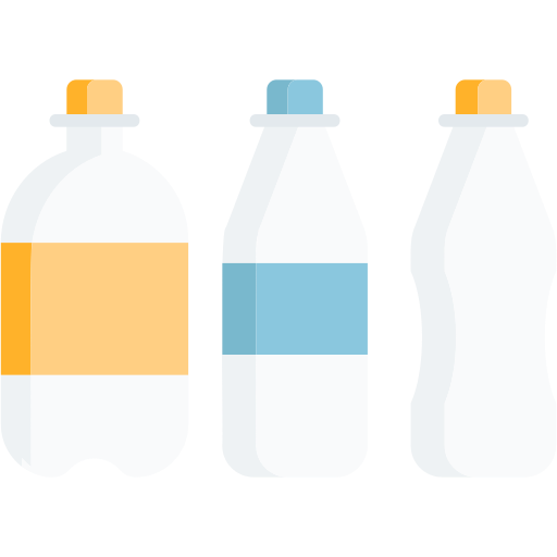 residuos plásticos icono gratis