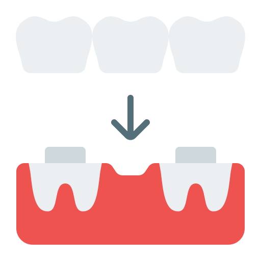 puente dental icono gratis