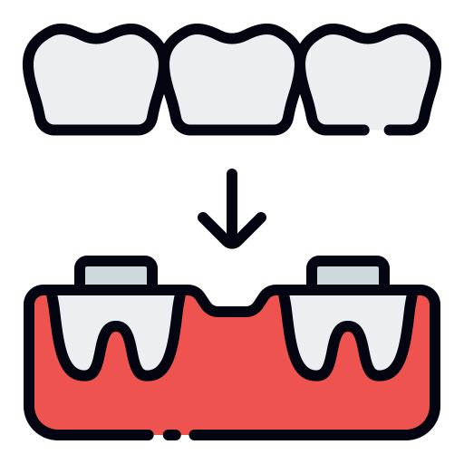 puente dental icono gratis