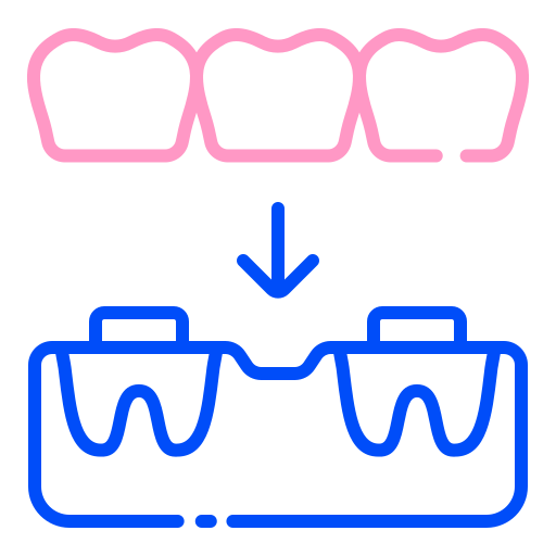 puente dental icono gratis