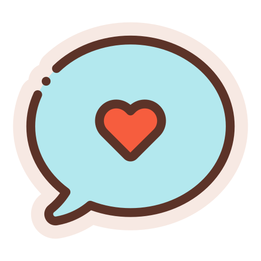charla de amor icono gratis