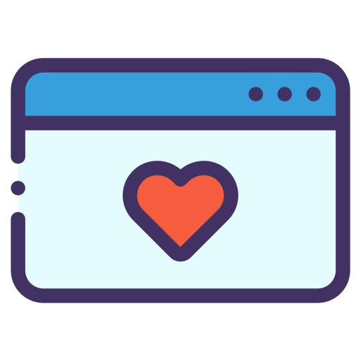 온라인 데이트 무료 아이콘