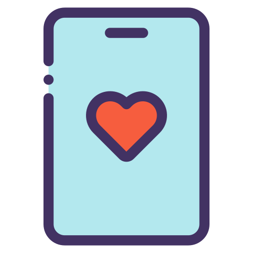 aplicación de citas icono gratis