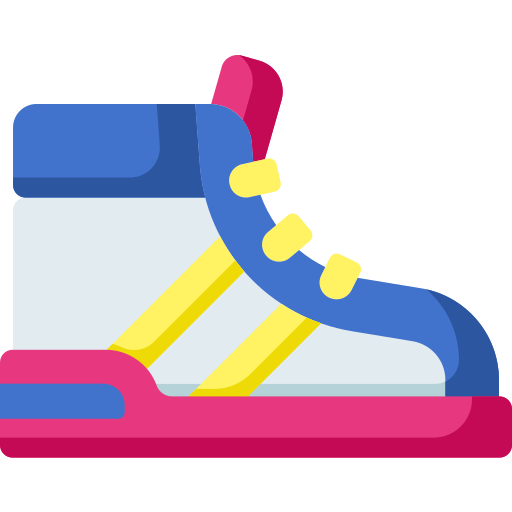 Zapatilla de deporte icono gratis