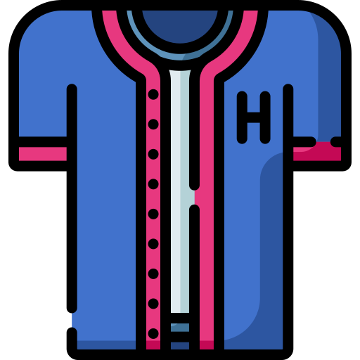 Baseball jersey Special Lineal color icon