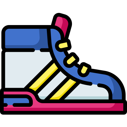 Zapatilla de deporte icono gratis