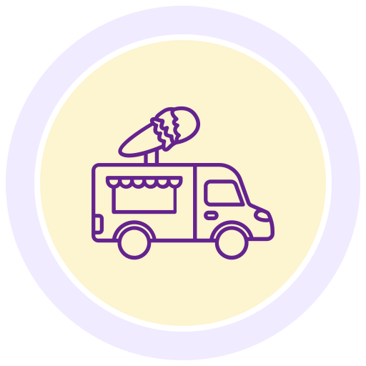 camión de helados icono gratis