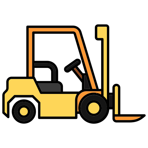 Вилочный погрузчик бесплатно иконка Вилочный погрузчик бесплатно иконка