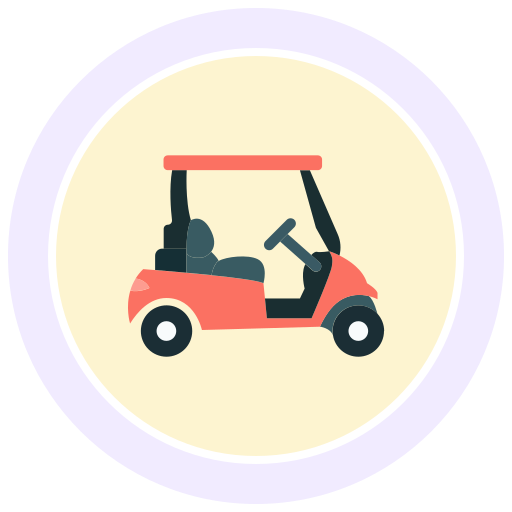 carrito de golf icono gratis