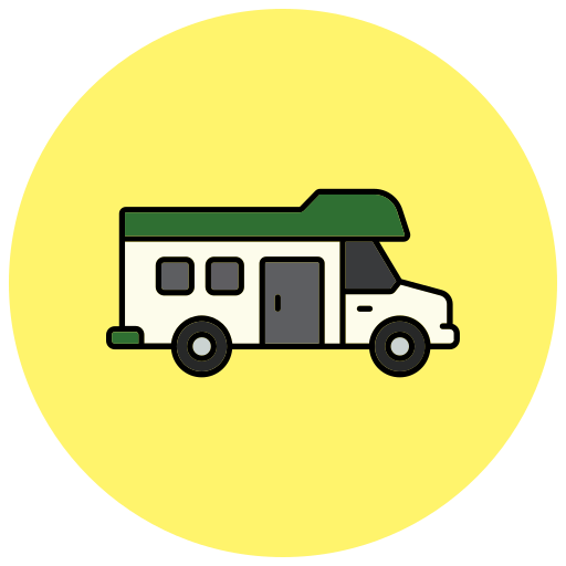 autocaravana icono gratis