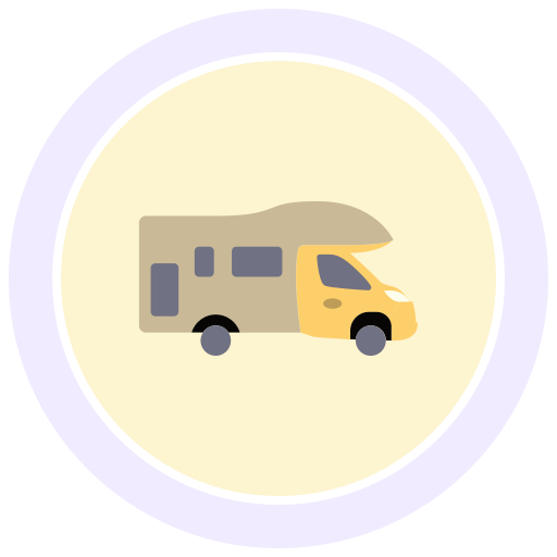 autocaravana icono gratis