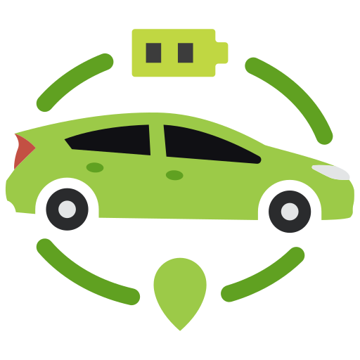 coche híbrido icono gratis