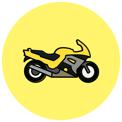 motocicleta icono gratis