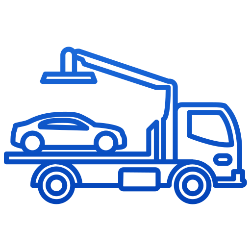 carro de remolque icono gratis