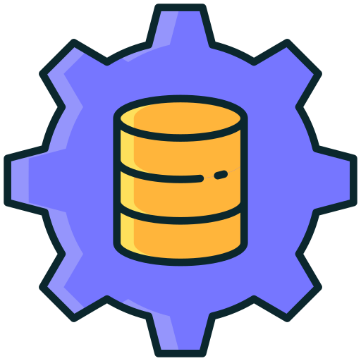 configuración de la base de datos icono gratis