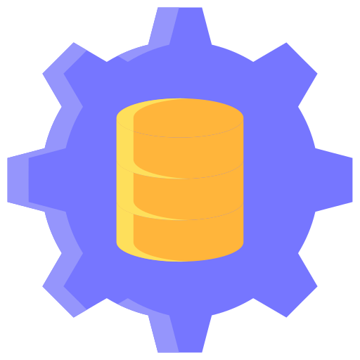 configuración de la base de datos icono gratis
