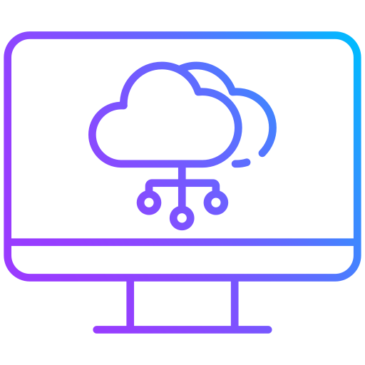 computación en la nube icono gratis