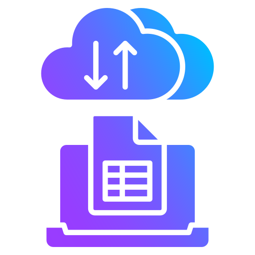 transferencia de datos icono gratis