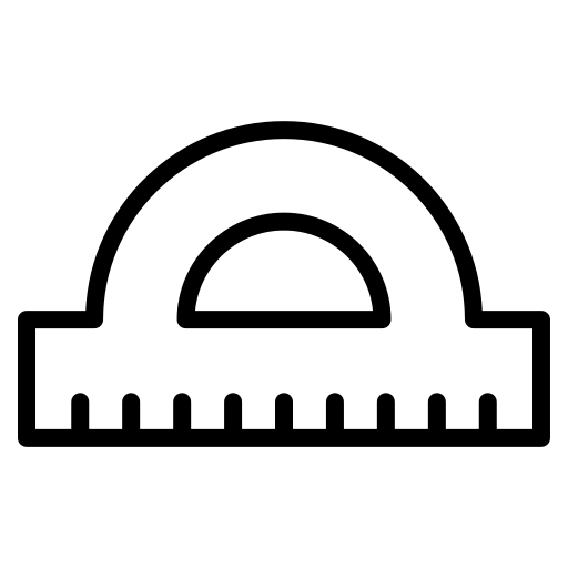 Protractor free icon